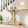 55-inch Narrow Multipurpose Entryway Console Sofa Table in Light Wood Finish