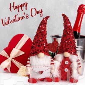 Valentine's Day Gnomes Gifts, Cute Box Raffia Inside