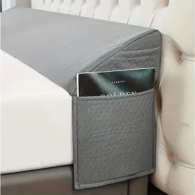 Air Layer Fabric Gap Pillow Diamond-shaped Pocket137x24.5x15cm (Option: Gray)